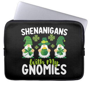 Kliergedrag Met Mijn Kabouters Dwerg St. Patrick's Laptop Sleeve