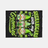 Kliergedrag Met Mijn Kabouters St. Patrick's Dag K Fleece Deken (Voorkant (Horizontaal))