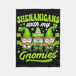 Kliergedrag Met Mijn Kabouters St. Patrick's Dag K Fleece Deken