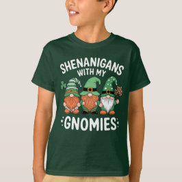 Klierstreken met mijn Gnomies St. Patrick's Day Ie T-shirt
