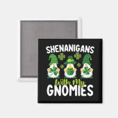 Klierstreken Met Mijn Kabouters Dwerg St. Patrick' Magneet (Voorkant / Achterkant)