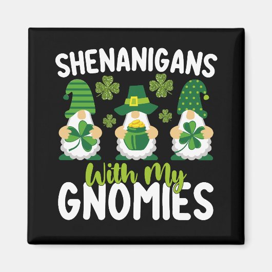 Klierstreken Met Mijn Kabouters Dwerg St. Patrick' Magneet (Voorkant)