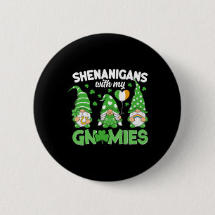 Klierstreken Met Mijn Kabouters Gelukkig St. Patri Ronde Button 5,7 Cm