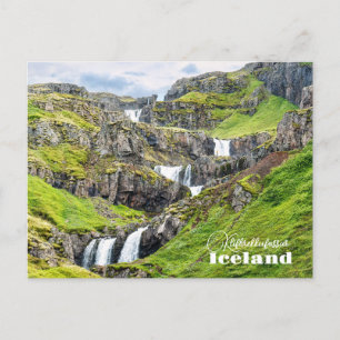 Klifbrekkufossar, IJsland Briefkaart