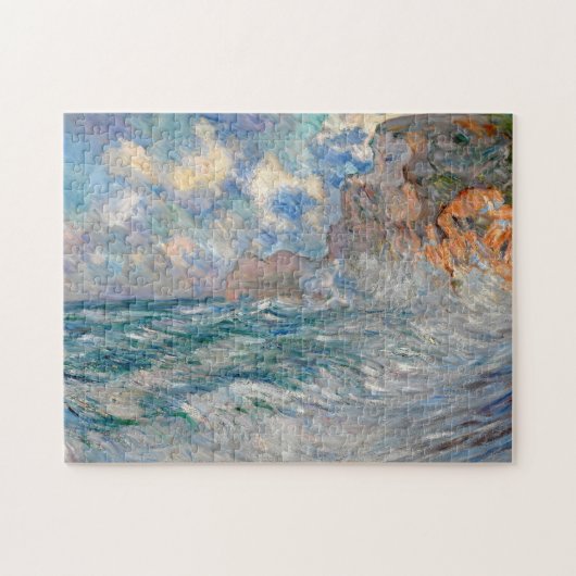 Kliffen bij Etretat | Lilla Cabot Perry Legpuzzel (Horizontaal)