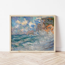 Kliffen bij Etretat | Lilla Cabot Perry Poster