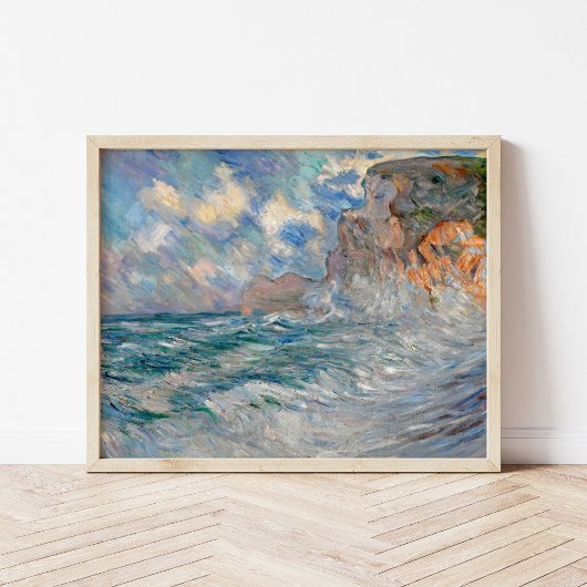 Kliffen bij Etretat | Lilla Cabot Perry Poster