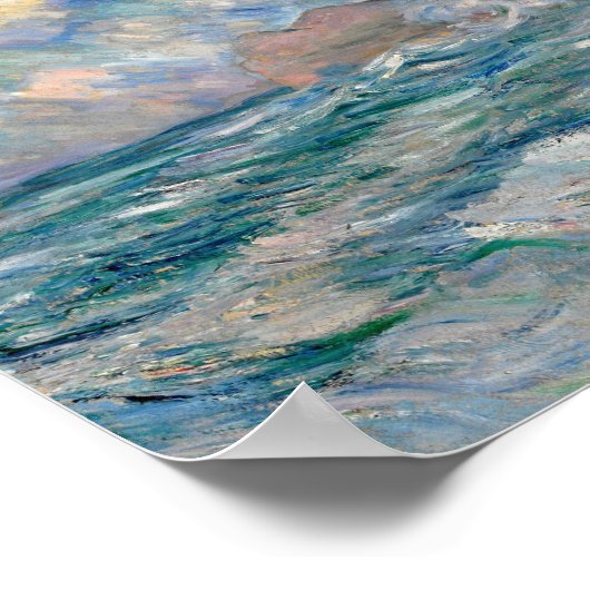 Kliffen bij Etretat | Lilla Cabot Perry Poster (Hoek)