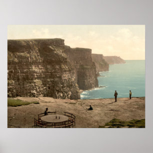 Kliffen bij Moher, County Clare Archive print