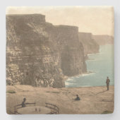 Kliffen in Moher, County Clare, Ierland Stenen Onderzetter (Voorkant)