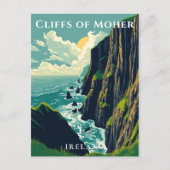 Kliffen van de kust van Moher Ireland Briefkaart (Voorkant)