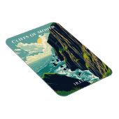 Kliffen van de kust van Moher Ireland Magneet (Rechterzijde)