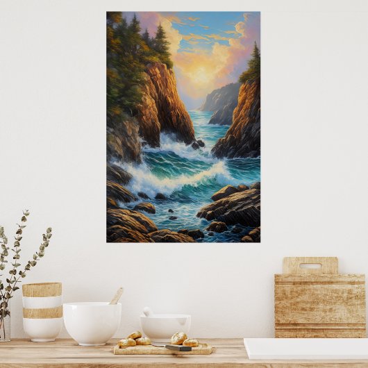 Kliffen van Fury Poster (Keuken)