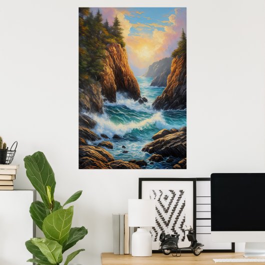 Kliffen van Fury Poster (Thuiskantoor)