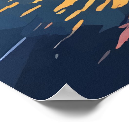 Kliffen van het Moederlandschap Poster (Hoek)