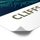 Kliffen van Moeder Ierland Reisprint Poster (Hoek)