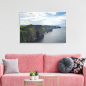 Kliffen van Moeder in Ierland canvas print (Insitu (Woonkamer))
