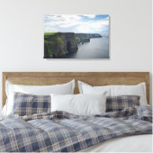 Kliffen van Moeder in Ierland canvas print (Insitu (Slaapkamer))