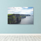 Kliffen van Moeder in Ierland canvas print (Insitu (Houten vloer))