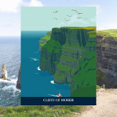 Kliffen van Moher, Ierland Reizen Briefkaart