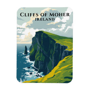 Kliffen van Moher Ireland Iconische Ierse kust Magneet
