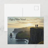 Kliffen van Moher Ireland Reizen Briefkaart (Voorkant / Achterkant)