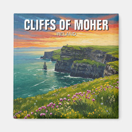 Kliffen van Moher Ireland Reizen Magneet