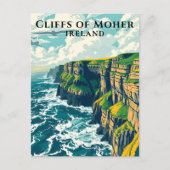 Kliffen van Moher Ireland Wild Atlantic Way Briefkaart (Voorkant)
