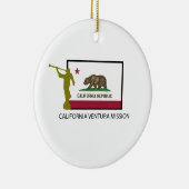 KLIFORNIA VENTURA MISSIE LDS CTR KERAMISCH ORNAMENT (Rechts)