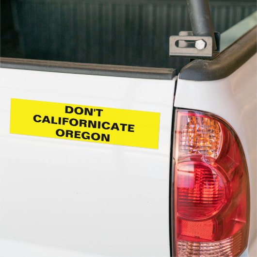 KLIFORNICATE OREGON NIET BUMPERSTICKER (Op Truck)