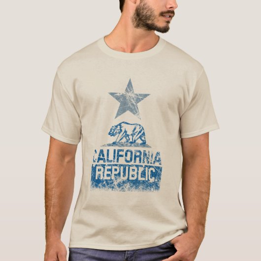 KLIFORNIË: Vlaggenschaarste van de REPUBLIEK T-shirt (Voorkant)