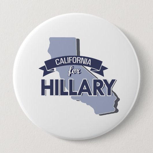 KLIFORNIË VOOR HILLARY RONDE BUTTON 4,0 CM (Voorkant)
