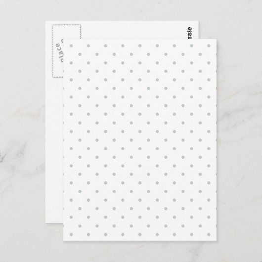 Klik aanpassen het Grijs in Uw Pluk van de Kleur v Briefkaart (Voorkant / Achterkant)