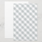 Klik aanpassen het Grijs in Uw Pluk van de Kleur v Briefpapier (Voorkant / Achterkant)