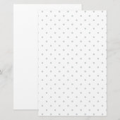 Klik aanpassen het Grijs in Uw Pluk van de Kleur v Briefpapier (Voorkant / Achterkant)