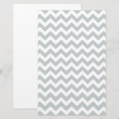 Klik aanpassen het Grijs in Uw Pluk van de Kleur v Briefpapier (Voorkant / Achterkant)