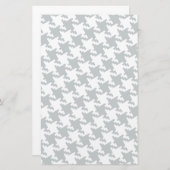 Klik aanpassen het Grijs in Uw Pluk van de Kleur v Briefpapier (Voorkant / Achterkant)