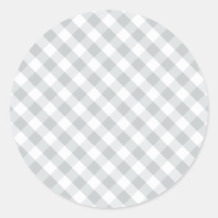 Klik aanpassen het Grijs in Uw Pluk van de Kleur v Ronde Sticker
