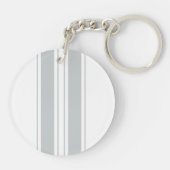 Klik aanpassen het Grijs in Uw Pluk van de Kleur v Sleutelhanger (Achterkant)