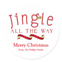 KLIK ALLEMANIER kerst sticker met bel