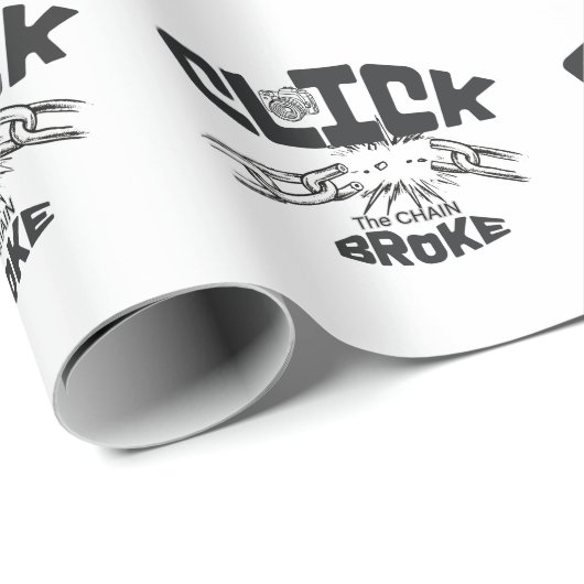 Klik de ketting kapot cadeaupapier (Rol Hoek)