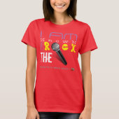 KLIK DE MIC RED LADIES T-Shirt (Voorkant)