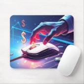 "Klik. Delen. Verdien. – Maak van links geld!" Muismat (Met muis)