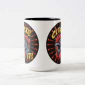 Klik erop tweekleurige koffiemok (Center)