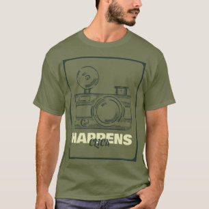 Klik gebeurt fotografie t-shirt