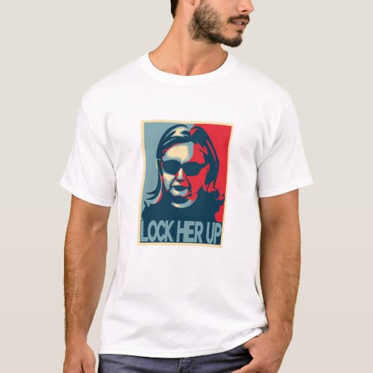 KLIK HER UP Anti-Hillary Clinton T-shirt (Voorkant)