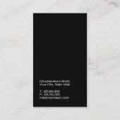 Klik! Het Visitekaartje Tekstdansing omlijnen (Achterkant)