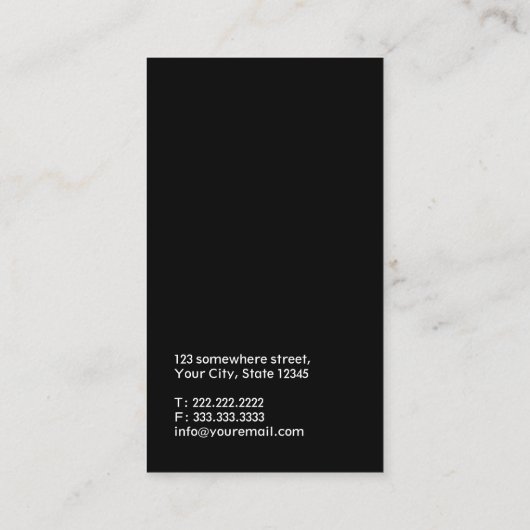 Klik! Het Visitekaartje van het Ontwerp van het We (Achterkant)