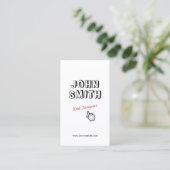 Klik! Het Visitekaartje van het Ontwerp van het We (Staand voorkant)