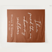 Klik hier als je de online foto van One Wedding Pr Wandkleed (Voorkant (horizontaal))